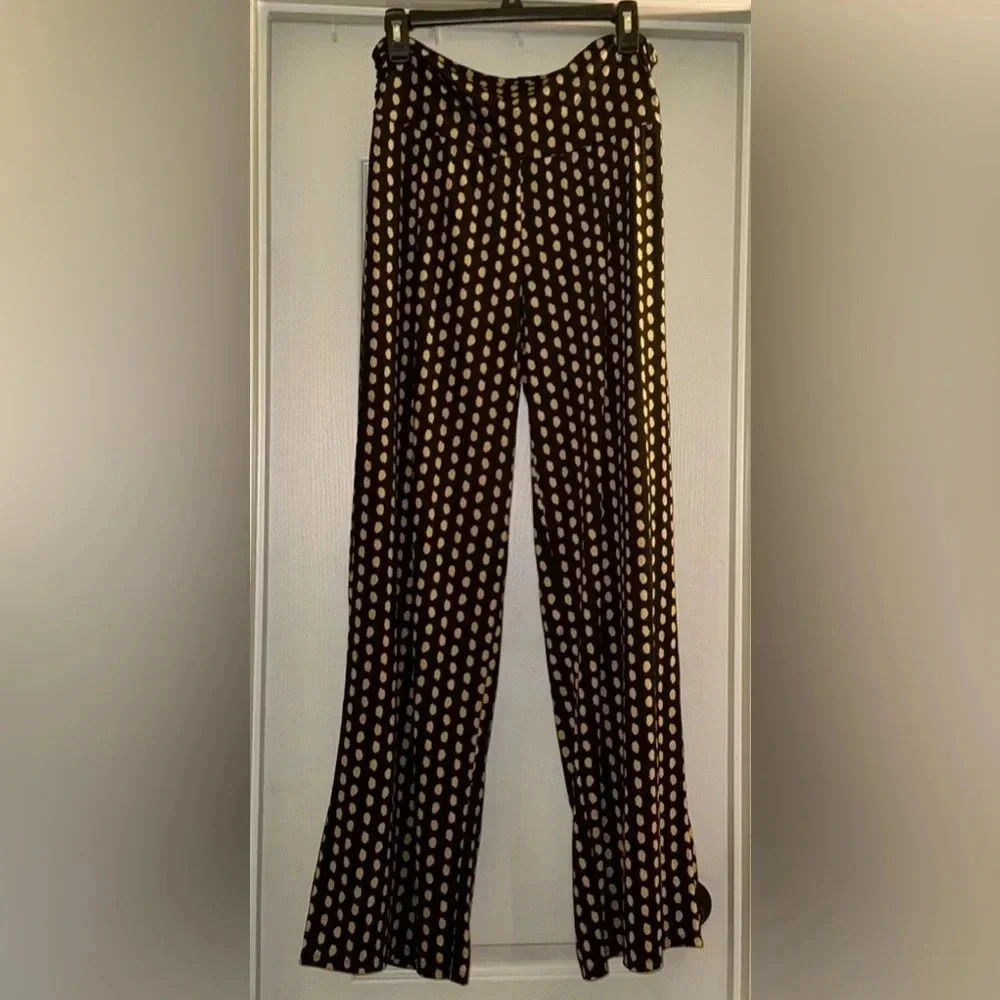 Mudpie Harlow Palazzo Polka Dot Leggings